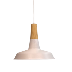 CA415 Colgante Pacífico (Metal y Madera) blanco - Imagen 3
