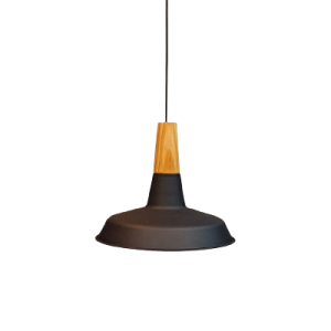 CA416 Colgante Pacífico (Metal y Madera) negro - Imagen 2
