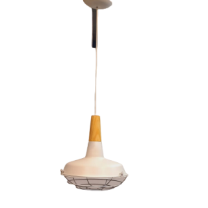 CA424 Colgante Pacífico (Metal , Madera y Reja) blanco - Imagen 2
